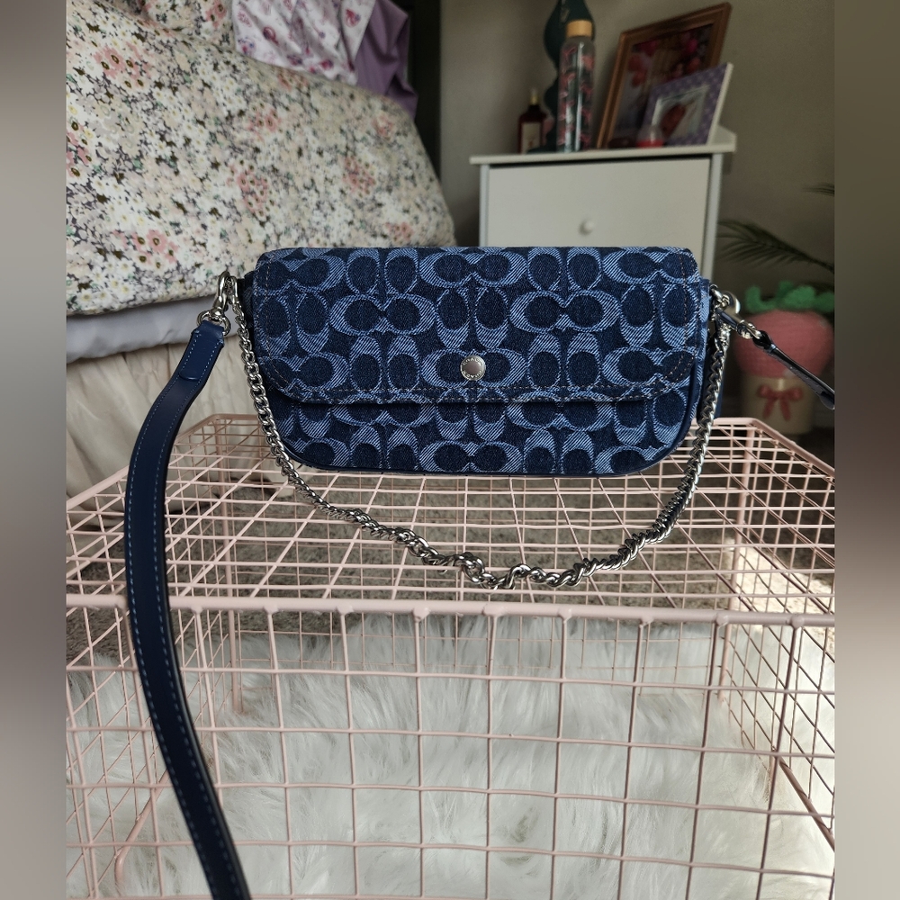Coach Brook Flap Chain Bag - Picture 1 of 11